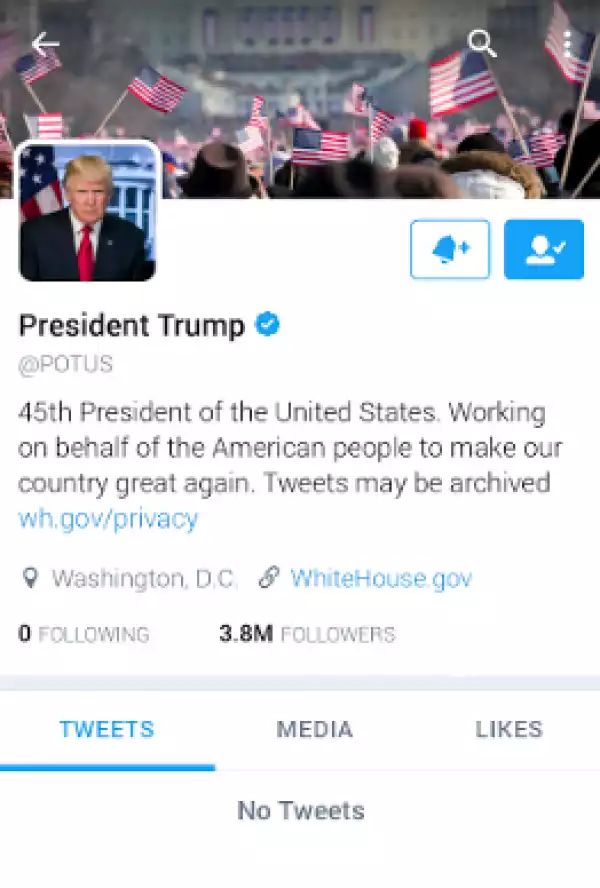 Check out the number of Twitter followers Donald Trump has as President!